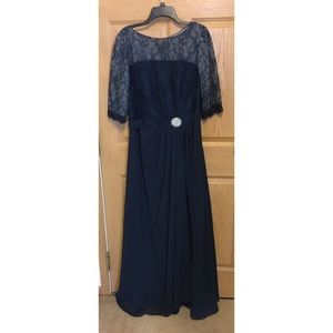 Mother of the Bride or Groom Navy Dress